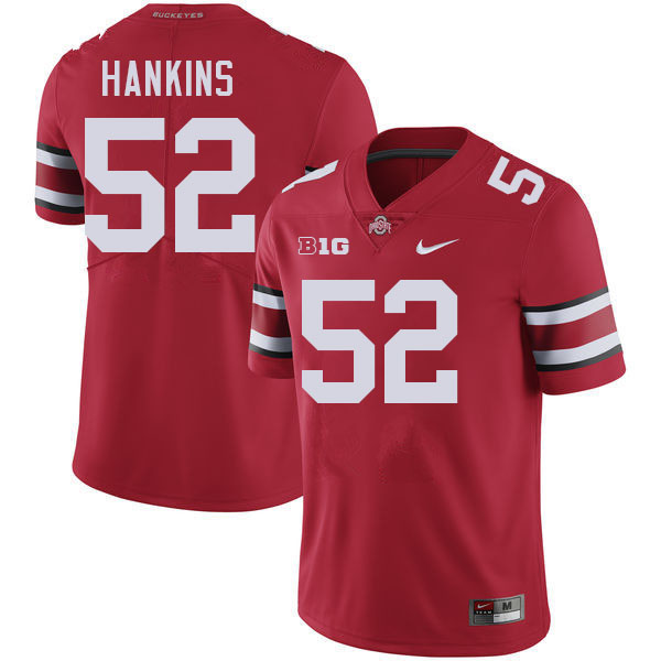 Johnathan Hankins Ohio State Buckeyes Jersey College Football Uniforms-Red